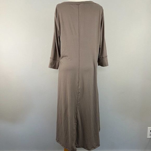 NWT FORGOTTEN GRACE‎ Brown Nude Scoop Neck Dress (1X) - Picture 3 of 8